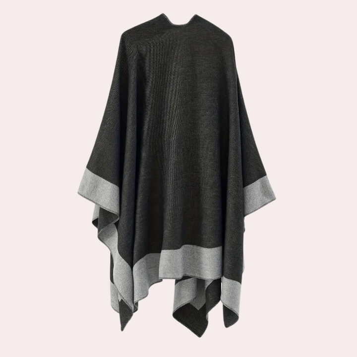 Aristea - Asymmetrisk poncho til kvinder