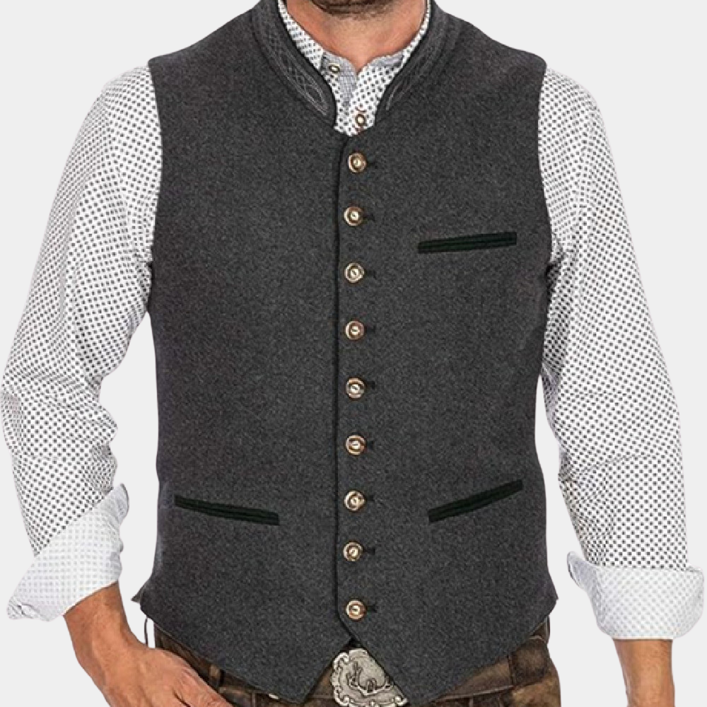 Castel - Tradition Møder Moderne Elegant Vest med Bavarian Touch