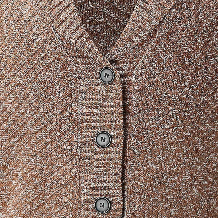 TERRY - Varm Strikket Cardigan til Mænd