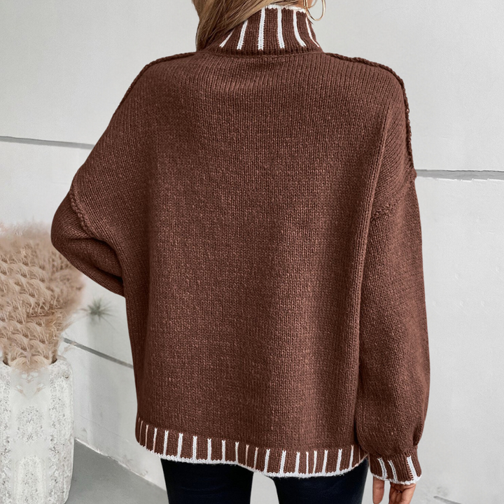 LUA - Afslappet Halsedragt Sweater til Kvinder