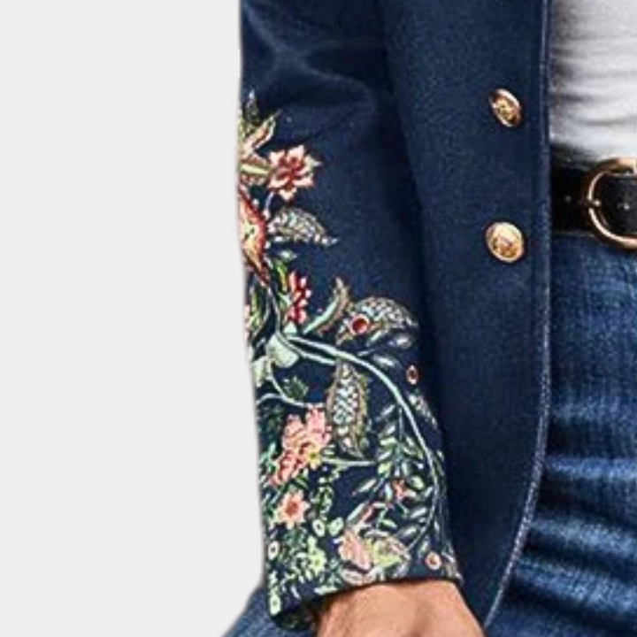 Iona - Blomstret blazer til kvinder