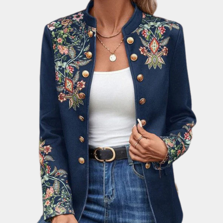 Iona - Blomstret blazer til kvinder