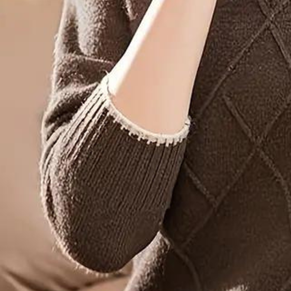 Malyna - Afslappet halv rullekravesweater til kvinder