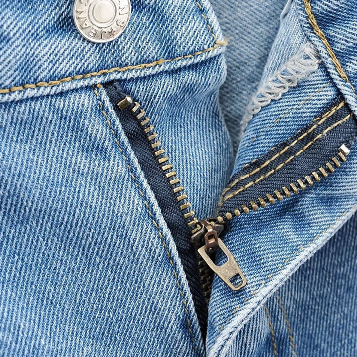 MAILANI - Lette Denim Cargo Bukser til Kvinder